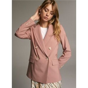 Babaton | Leonard Blazer Jacket Size 4 Dusty Pink Aritzia